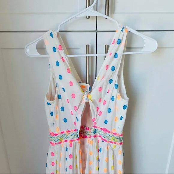 Lilly Pulitzer Charleen maxi dress size 6 multi tropical dot new with tag